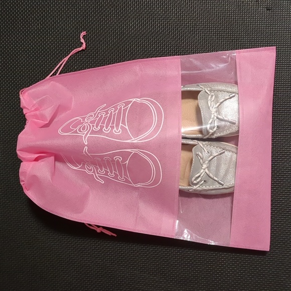 NEW - Pink Shoe Bag - Picture 1 of 3
